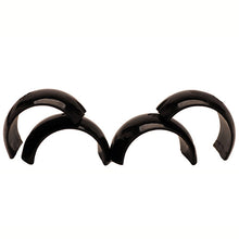 Load image into Gallery viewer, Signature Zee Ring, Med Blk Gloss