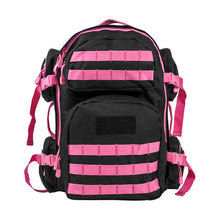 Load image into Gallery viewer, Vism Tactical Backpack-blk W-pink