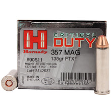 Load image into Gallery viewer, Ammo 357 Mag 135gr Flexlock Duty-25