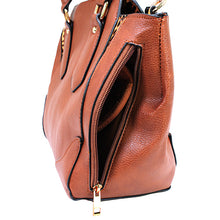 Load image into Gallery viewer, Satchel Style Purse W-holster Chstnt-leop