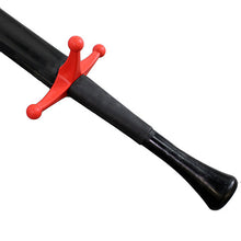 Load image into Gallery viewer, Sl Messer Sparring Sword-blk Bld,red Grd