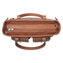 Load image into Gallery viewer, Cargo Pocket Cowhide Tote Camel