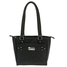 Load image into Gallery viewer, Vism Concealed Carry Quilted Tote- Black