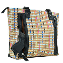 Load image into Gallery viewer, Vism Concealed Carry Woven Tote- Black