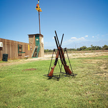 Load image into Gallery viewer, Metal Camp Gun Stand,rubber Coated 9 Gun