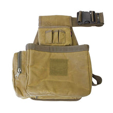 Load image into Gallery viewer, Shell Bag With Belt - Brown Waxed Canvas