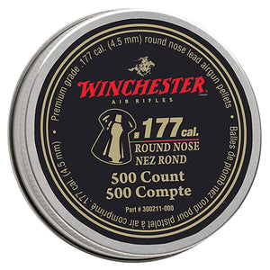 .177 Cal. Round Nose Pellets - 500 Tin