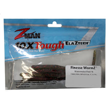 Load image into Gallery viewer, Finesse Wormz 4" Watermelon Red 10pk