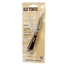 Load image into Gallery viewer, Gunstock Trapper 3 7-8" Closed 2 Blade,cp