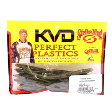 Load image into Gallery viewer, Kvd 5" Finesse Worm,green Pumpkin