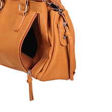 Load image into Gallery viewer, Concealed Carry Tote Bag-brown W-black
