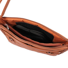 Load image into Gallery viewer, Quilted Cross Body Bag- Brown