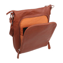 Load image into Gallery viewer, Messenger Crossbody Bag- Brown
