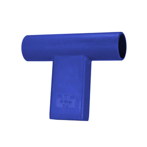 "t" Connector For Round Target Pole-blue