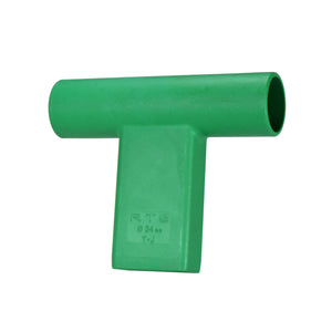 "t" Connector For Round Target Pole - Gn