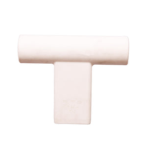 "t" Connector For Round Target Pole-white