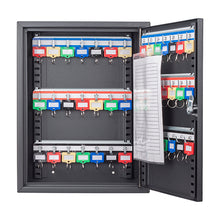 Load image into Gallery viewer, 42 Key Adjustable Key Lock Box Black