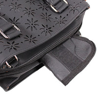 Load image into Gallery viewer, Vism Daisy Crossbody Satchel- Black