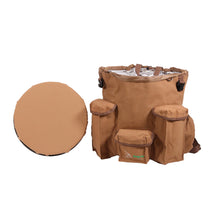 Load image into Gallery viewer, Vntr. Bucket Pack, Spin Seat -brown