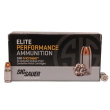 Load image into Gallery viewer, 357sig, 125gr, Elite V-crown, Jhp, Box-50