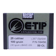 Load image into Gallery viewer, 25 Cal 100gr E-tip (50 Ct)