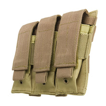 Load image into Gallery viewer, Triple Pistol Mag Pouch-tan